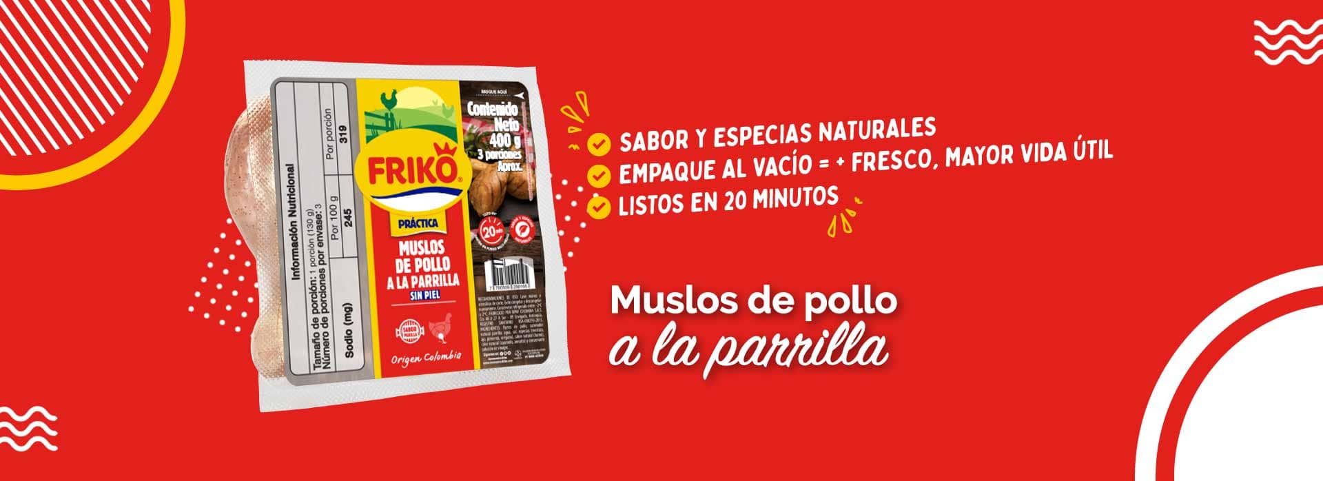 Productos de pollo Friko